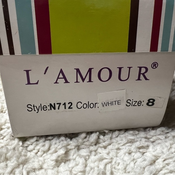 GIRLS L’AMOUR SLIDE ON SANDALS SIZE 8 - Picture 6 of 11